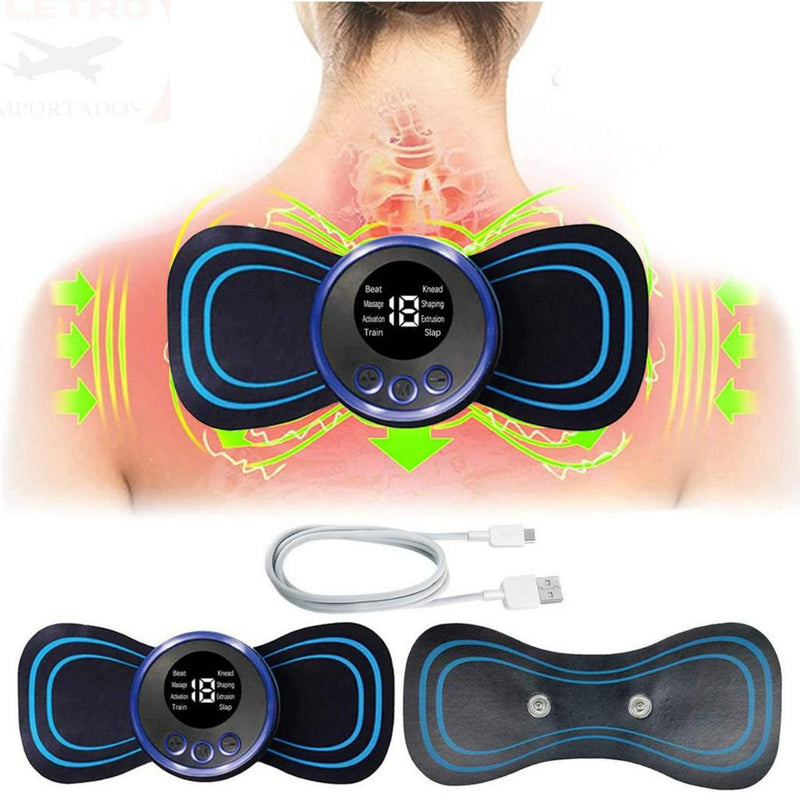 Kit 2 Peças Mini Massageador Elétrico