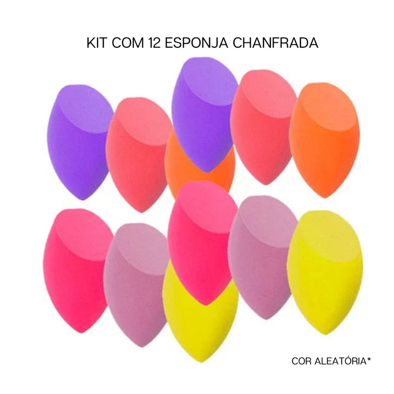 Kit 12 Esponjas Make