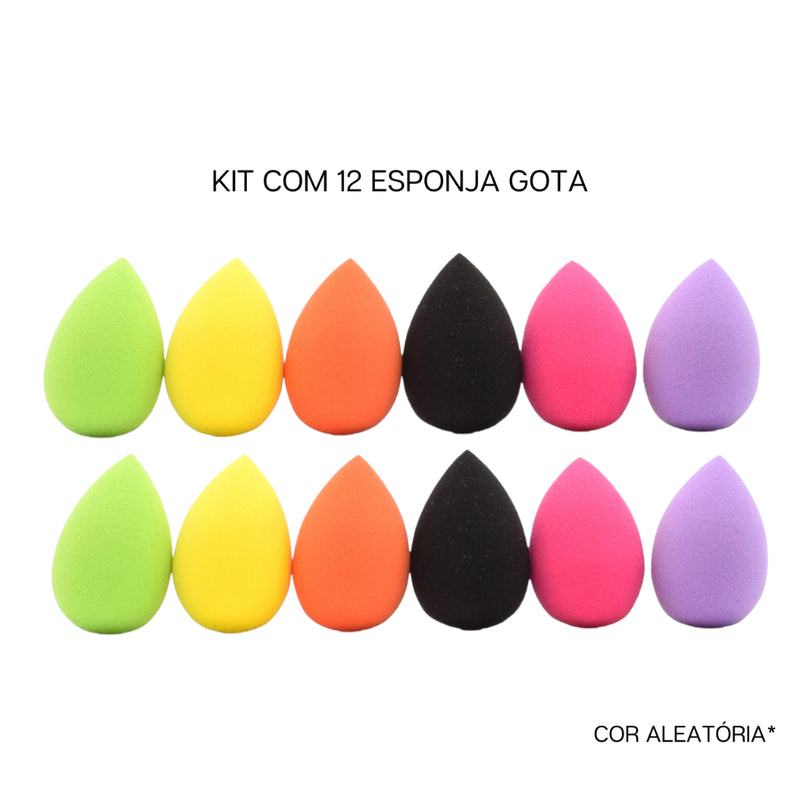 Kit 12 Esponjas Make